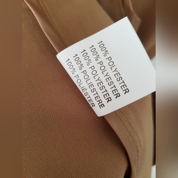 NWOT Glamorous Sleeveless Belted Lightweight Trench Jacket Khaki Size Small - Picture 8 of 8